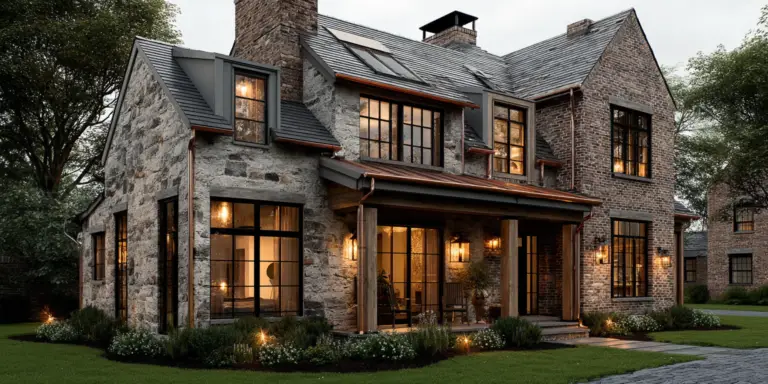 Waterproofing and Drainage solution, house with copper gutters