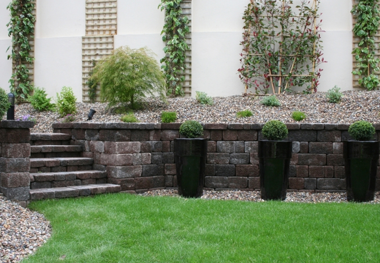 Ocean County masonry contractor. Commercial Office Hardscaping